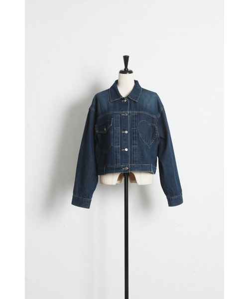 tocco closet(トッコ クローゼット)の「【ZOZO限定】チェストハートデニジャケット(デニムジャケット・レディース・ブルー/ライトブルー・M)」の17枚目の写真