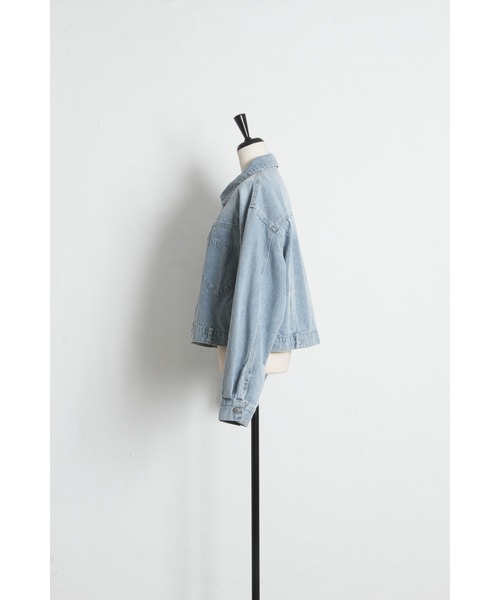 tocco closet(トッコ クローゼット)の「【ZOZO限定】チェストハートデニジャケット(デニムジャケット・レディース・ブルー/ライトブルー・M)」の19枚目の写真
