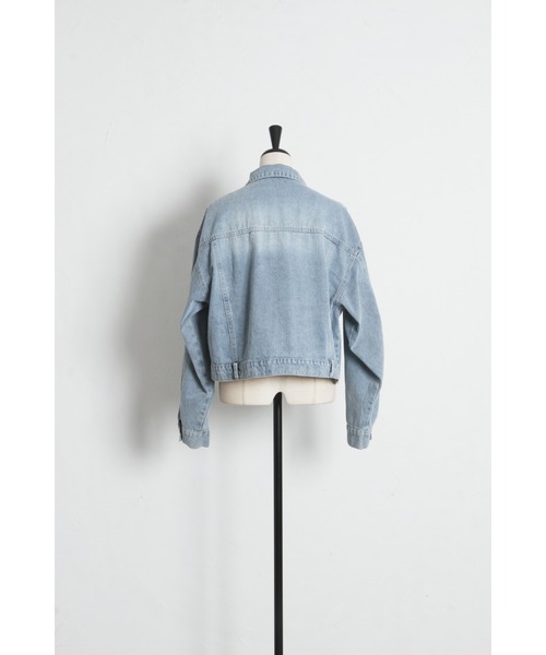 tocco closet(トッコ クローゼット)の「【ZOZO限定】チェストハートデニジャケット(デニムジャケット・レディース・ブルー/ライトブルー・M)」の20枚目の写真