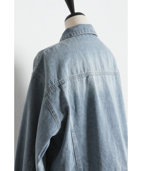 tocco closet(トッコ クローゼット)の「【ZOZO限定】チェストハートデニジャケット(デニムジャケット・レディース・ブルー/ライトブルー・M)」の21枚目の写真
