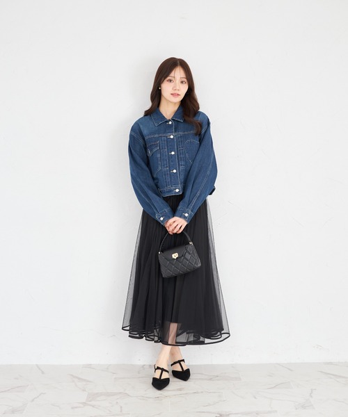 tocco closet(トッコ クローゼット)の「【ZOZO限定】チェストハートデニジャケット(デニムジャケット・レディース・ブルー/ライトブルー・M)」の9枚目の写真