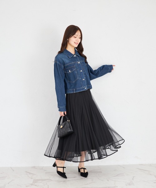 tocco closet(トッコ クローゼット)の「【ZOZO限定】チェストハートデニジャケット(デニムジャケット・レディース・ブルー/ライトブルー・M)」の10枚目の写真