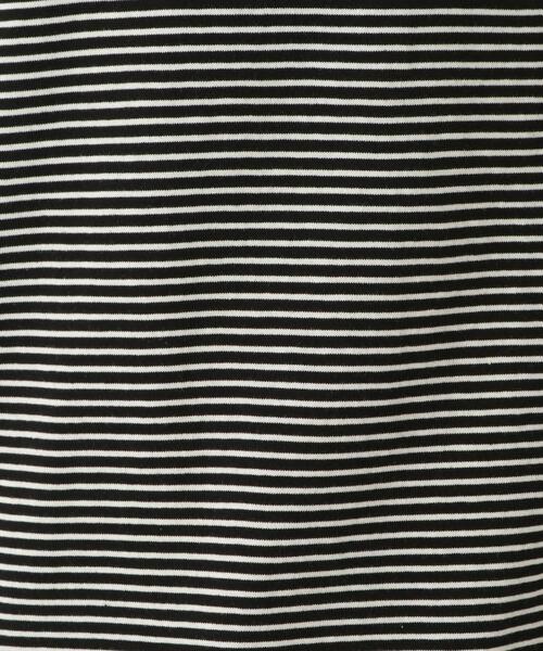 one'sterrace(ワンズテラス)の「クルーネック 長袖細ボーダープルオーバー(Tシャツ/カットソー・レディース・グリーン系その他6/ブラック系8/レッド系9/ベージュ系その他7/アイボリー系8・02)」の13枚目の写真