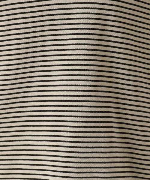 one'sterrace(ワンズテラス)の「クルーネック 長袖細ボーダープルオーバー(Tシャツ/カットソー・レディース・グリーン系その他6/ブラック系8/レッド系9/ベージュ系その他7/アイボリー系8・02)」の17枚目の写真