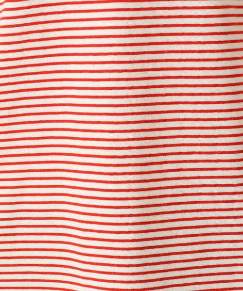 one'sterrace(ワンズテラス)の「クルーネック 長袖細ボーダープルオーバー(Tシャツ/カットソー・レディース・グリーン系その他6/ブラック系8/レッド系9/ベージュ系その他7/アイボリー系8・02)」の19枚目の写真