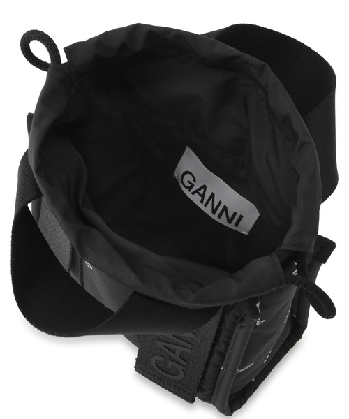 GANNI（ガニー）の「【GANNI for ADAM ET ROPE'】Re-Tech Logo Print Mini Tote（ショルダーバッグ・レディース・ブラック・FREE）」の18枚目の写真