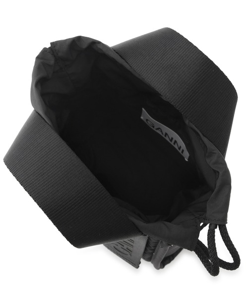 GANNI（ガニー）の「【GANNI for ADAM ET ROPE'】Re-Tech Logo Print Mini Tote（ショルダーバッグ・レディース・ブラック・FREE）」の19枚目の写真