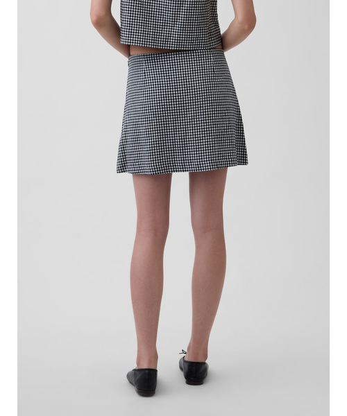 GAP(ギャップ)の「リネンブレンド ミニスカート・スコート(スカート・レディース・ブラック系その他/ブラック・S/XS/M/XXS/L)」の7枚目の写真