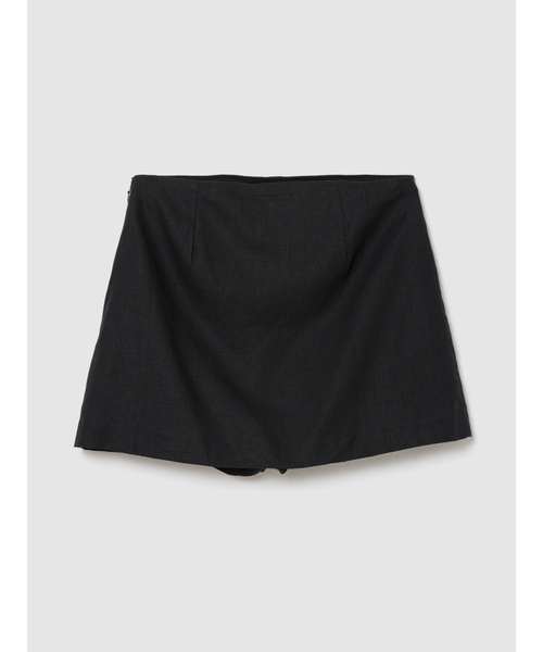 GAP(ギャップ)の「リネンブレンド ミニスカート・スコート(スカート・レディース・ブラック系その他/ブラック・S/XS/M/XXS/L)」の8枚目の写真