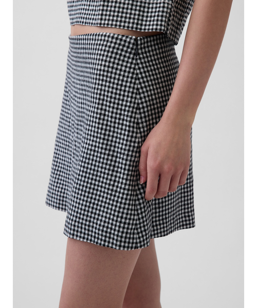 GAP(ギャップ)の「リネンブレンド ミニスカート・スコート(スカート・レディース・ブラック系その他/ブラック・S/XS/M/XXS/L)」の11枚目の写真