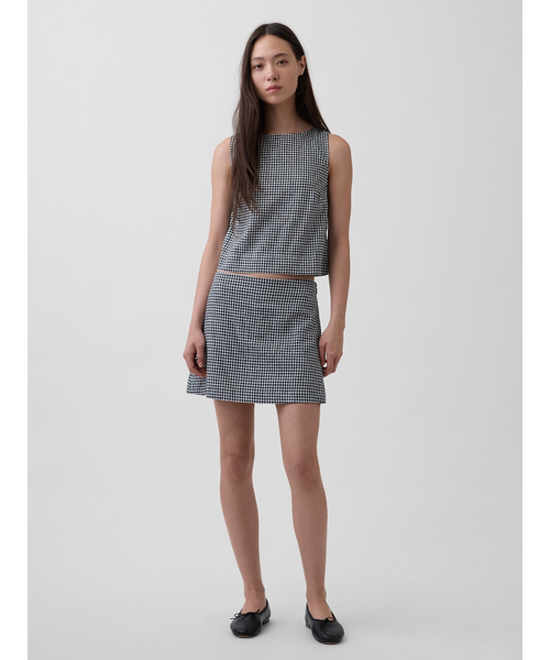 GAP(ギャップ)の「リネンブレンド ミニスカート・スコート(スカート・レディース・ブラック系その他/ブラック・S/XS/M/XXS/L)」の13枚目の写真