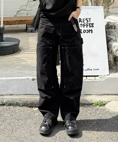 ワイドシルエット カーゴデザイン デニムパンツ NZK6173【MASONPRINCE