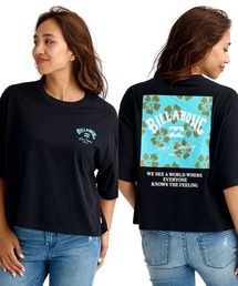 BILLABONG ウィメンズ SQUARE LOGO LOOSE CR Tシャツ 【2026年春夏モデル】