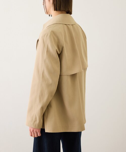 ROPE'（ロペ）の「【撥水】ライトハーフトレンチコート（トレンチコート・レディース・ベージュ/オフホワイト・FREE）」の10枚目の写真