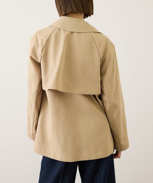 ROPE'（ロペ）の「【撥水】ライトハーフトレンチコート（トレンチコート・レディース・ベージュ/オフホワイト・FREE）」の11枚目の写真