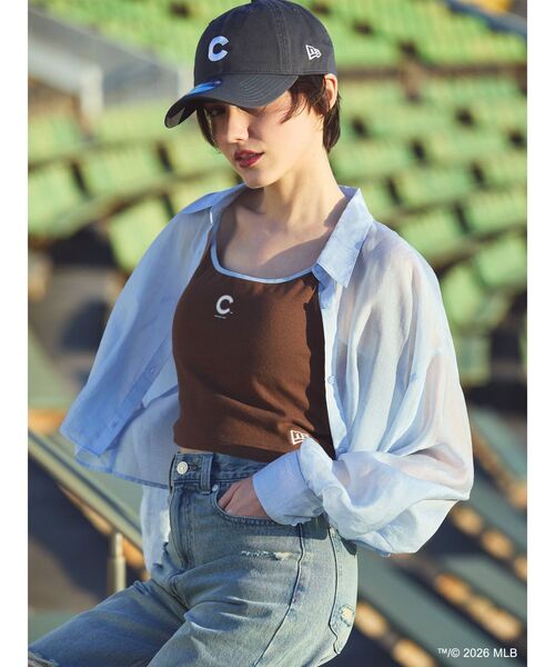 NEW ERA（ニューエラ）の「【MLB × New Era × MURUA】バイカラーキャミソール（キャミソール・レディース・ブラウン・2）」の3枚目の写真