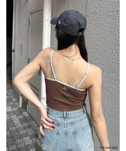 NEW ERA（ニューエラ）の「【MLB × New Era × MURUA】バイカラーキャミソール（キャミソール・レディース・ブラウン・2）」の8枚目の写真