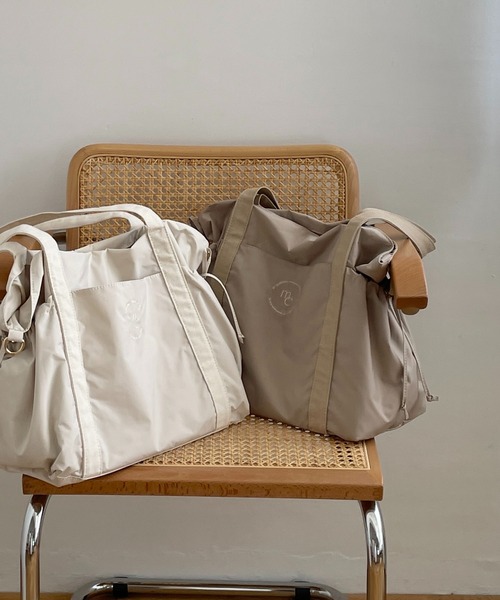 INTER FACTORY（インターファクトリー）の「choco - キャリーオンマザーズバッグ made in INTER FACTORY（ショルダーバッグ・レディース・アイボリー/ベージュ/ホワイト系その他/ブラウン系その他・FREE）」の11枚目の写真