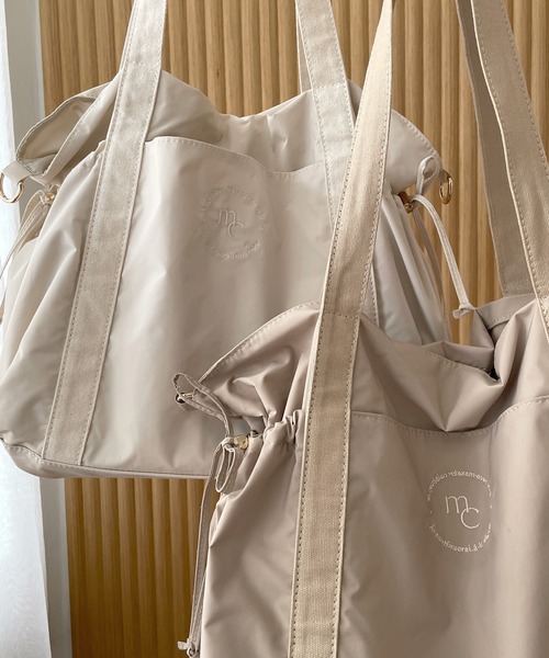 INTER FACTORY（インターファクトリー）の「choco - キャリーオンマザーズバッグ made in INTER FACTORY（ショルダーバッグ・レディース・アイボリー/ベージュ/ホワイト系その他/ブラウン系その他・FREE）」の16枚目の写真