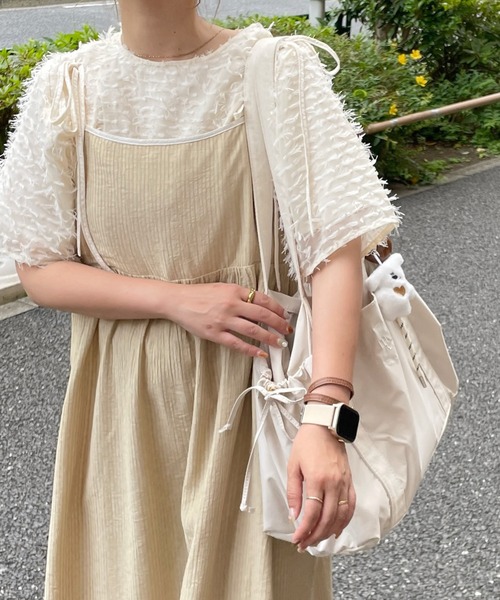 INTER FACTORY（インターファクトリー）の「choco - キャリーオンマザーズバッグ made in INTER FACTORY（ショルダーバッグ・レディース・アイボリー/ベージュ/ホワイト系その他/ブラウン系その他・FREE）」の22枚目の写真