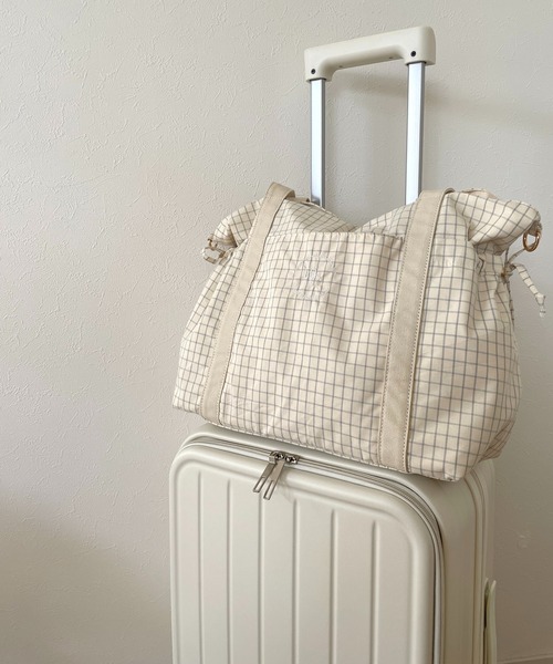 INTER FACTORY（インターファクトリー）の「choco - キャリーオンマザーズバッグ made in INTER FACTORY（ショルダーバッグ・レディース・アイボリー/ベージュ/ホワイト系その他/ブラウン系その他・FREE）」の6枚目の写真