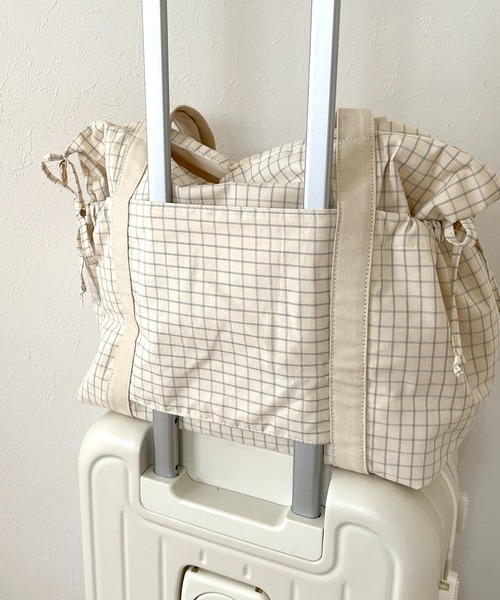 INTER FACTORY（インターファクトリー）の「choco - キャリーオンマザーズバッグ made in INTER FACTORY（ショルダーバッグ・レディース・アイボリー/ベージュ/ホワイト系その他/ブラウン系その他・FREE）」の7枚目の写真