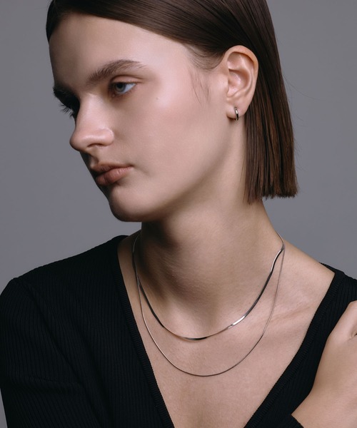 CENE（セネ）の「【CENE】セネ/プレインフープイヤリング/12mm（イヤリング・レディース・ゴールド/シルバー・FREE）」の8枚目の写真