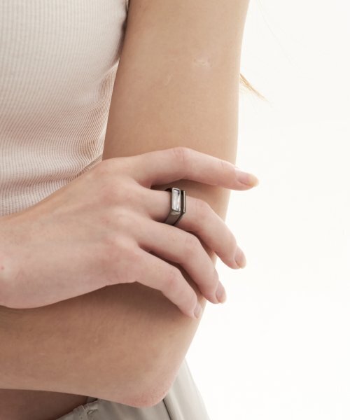 SENTIMENTS（センチモン）の「NO.285 [BLACK] RING（リング・レディース・ブラック・FREE）」の3枚目の写真