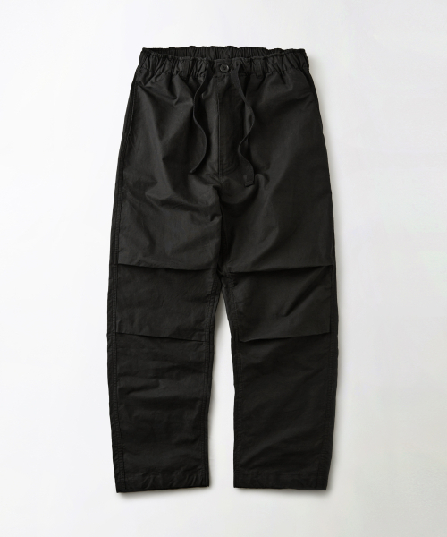 COMFORT COTTON SHELL PANTS_BLACK