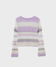 JOINT WORKS（ジョイントワークス）の「シアーボーダーニットプルオーバー / Sheer Border Knit（ニット/セーター）」