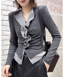 inst.ALL（インストール）の「レイヤード風フロントギャザートップス（その他トップス）」