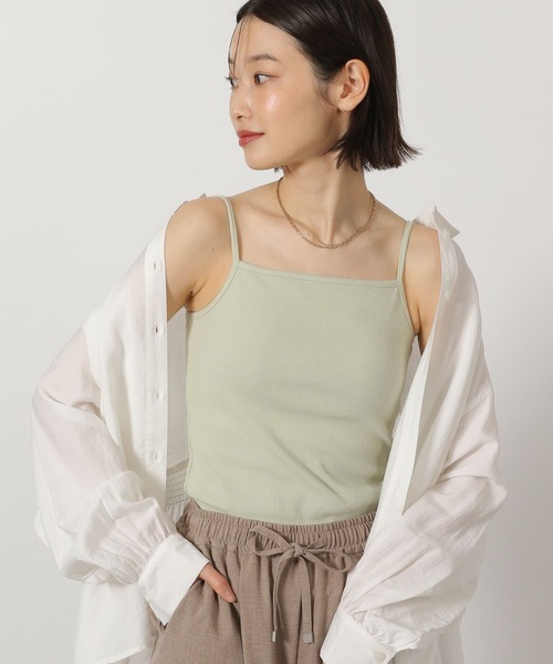 LAKOLE(ラコレ)の「スクエアカップ付きキャミ / 659984(キャミソール・レディース・オフホワイト/ブラック/ブラウン/ライトグリーン・LARGE/MEDIUM)」の11枚目の写真