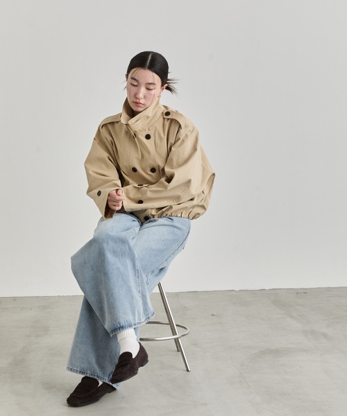 セール】Short Trench Jacket / ショートトレンチジャケット（トレンチ