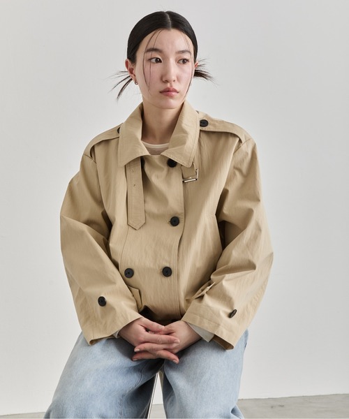 セール】Short Trench Jacket / ショートトレンチジャケット（トレンチ