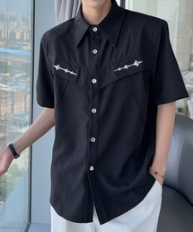 【26年春夏新作】メタルパーツギミックハーフスリーブシャツ