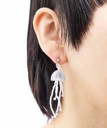 gargle（ガーグル）の「gargle ガーグル：海の生き物シリーズ　ビーズクラゲ　ピアス（ピアス（両耳用））」