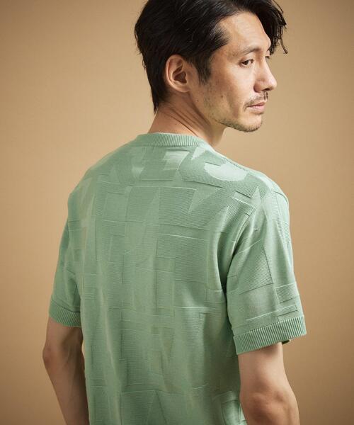 TAKEO KIKUCHI(タケオキクチ)の「【徳島ニット】ニットTシャツ(ニット/セーター・メンズ・ライトグレー系3/ブラック系3/ブラウン系その他4/グリーン系4・02/03/04)」の13枚目の写真