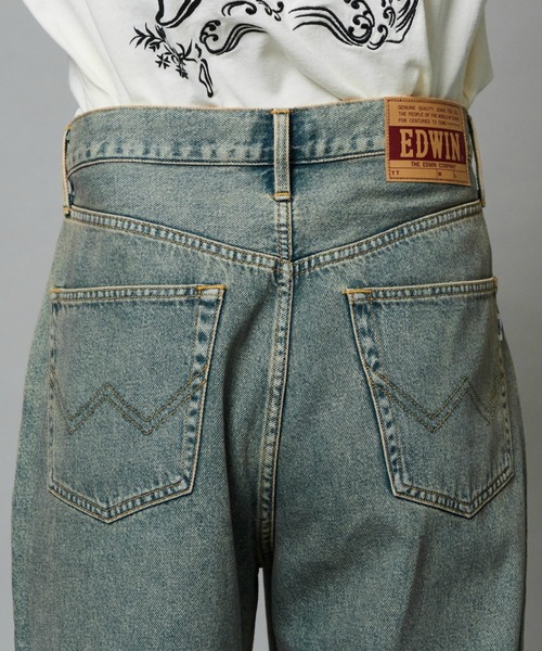 EDWIN(エドウィン)の「EDWIN エドウィン バギージーンズ デニムパンツ(デニムパンツ・メンズ・ブルー系その他/ライトインディゴブルー/ブルー/ブラック系その他・28/29/30/31/32)」の20枚目の写真
