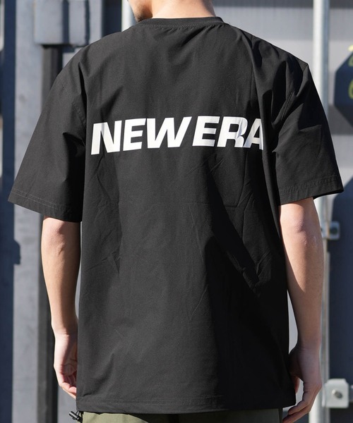 NEW ERA(ニューエラ)の「NEW ERA/ニューエラ 水着 ラッシュガード 半袖 Tシャツ UVカット 撥水 ストレッチ 耐塩素 水陸両用(Tシャツ/カットソー・メンズ・ベージュ/ブラック/チャコール・XXL/M/L/XL)」の2枚目の写真
