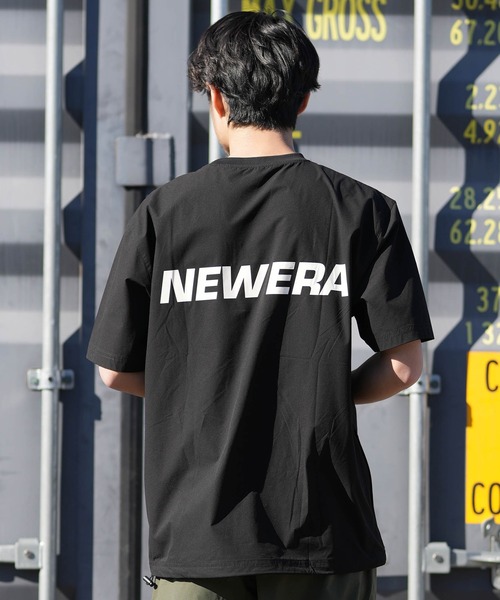 NEW ERA(ニューエラ)の「NEW ERA/ニューエラ 水着 ラッシュガード 半袖 Tシャツ UVカット 撥水 ストレッチ 耐塩素 水陸両用(Tシャツ/カットソー・メンズ・ベージュ/ブラック/チャコール・XXL/M/L/XL)」の5枚目の写真
