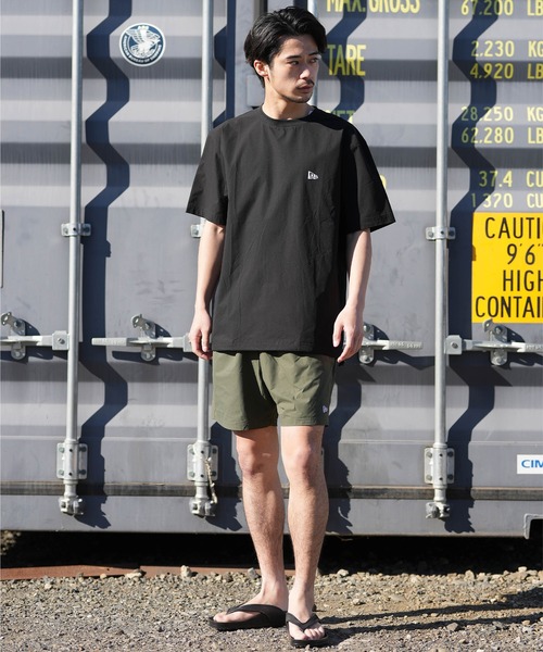 NEW ERA(ニューエラ)の「NEW ERA/ニューエラ 水着 ラッシュガード 半袖 Tシャツ UVカット 撥水 ストレッチ 耐塩素 水陸両用(Tシャツ/カットソー・メンズ・ベージュ/ブラック/チャコール・XXL/M/L/XL)」の7枚目の写真