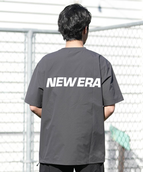 NEW ERA(ニューエラ)の「NEW ERA/ニューエラ 水着 ラッシュガード 半袖 Tシャツ UVカット 撥水 ストレッチ 耐塩素 水陸両用(Tシャツ/カットソー・メンズ・ベージュ/ブラック/チャコール・XXL/M/L/XL)」の15枚目の写真