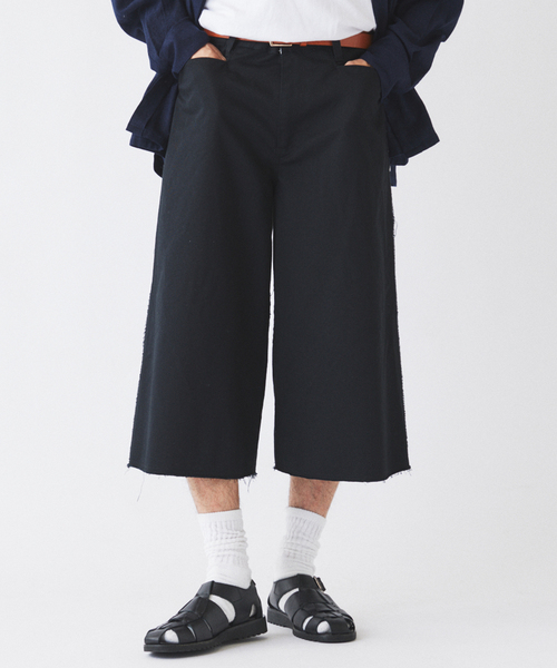 BEN DAVIS（ベンデイビス）の「BEN DAVIS / ベンデイビス 別注 3/4 スリークォーター ワークパンツ（チノパンツ・メンズ・ライトグレー/ブラック・MEDIUM/LARGE）」の7枚目の写真