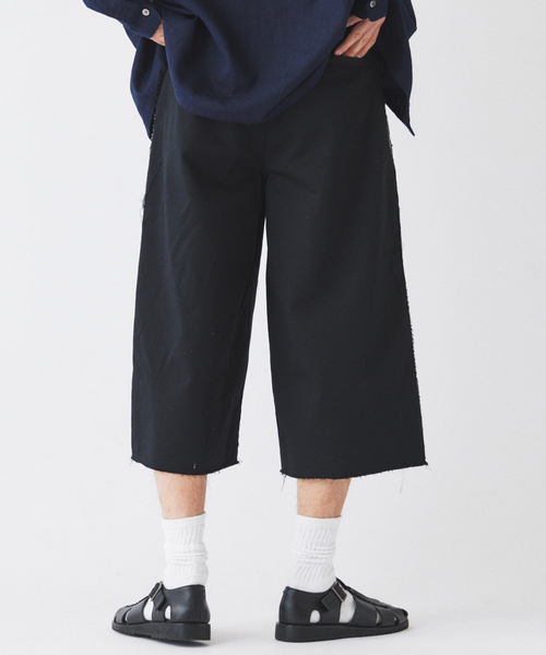 BEN DAVIS（ベンデイビス）の「BEN DAVIS / ベンデイビス 別注 3/4 スリークォーター ワークパンツ（チノパンツ・メンズ・ライトグレー/ブラック・MEDIUM/LARGE）」の11枚目の写真