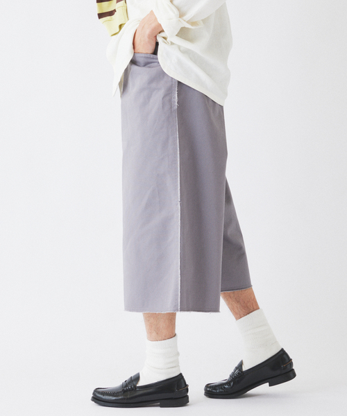 BEN DAVIS（ベンデイビス）の「BEN DAVIS / ベンデイビス 別注 3/4 スリークォーター ワークパンツ（チノパンツ・メンズ・ライトグレー/ブラック・MEDIUM/LARGE）」の17枚目の写真