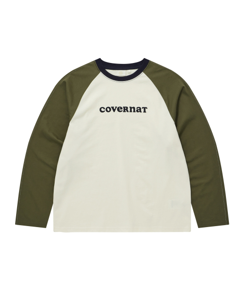 COVERNAT(カバーナット)の「ウィメンズクーパー ロゴ ラグラン ロングスリーブクリーム(Tシャツ/カットソー・レディース・その他・WS/WM)」の1枚目の写真