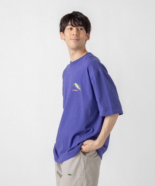 L.L.Bean(エルエルビーン)の「【JAPAN EDITION】ビーンズ 1980 ショートスリーブ・カタログ・トラウト・ティ(Tシャツ/カットソー・メンズ・ブルーグリーン/ライトグレー/パープル・LARGE/MEDIUM/SMALL)」の19枚目の写真