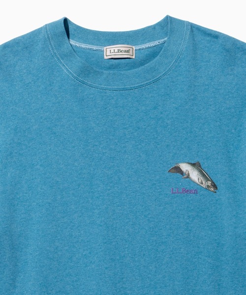 L.L.Bean(エルエルビーン)の「【JAPAN EDITION】ビーンズ 1980 ショートスリーブ・カタログ・トラウト・ティ(Tシャツ/カットソー・メンズ・ブルーグリーン/ライトグレー/パープル・LARGE/MEDIUM/SMALL)」の12枚目の写真