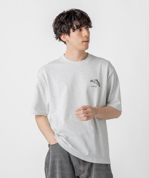 L.L.Bean(エルエルビーン)の「【JAPAN EDITION】ビーンズ 1980 ショートスリーブ・カタログ・トラウト・ティ(Tシャツ/カットソー・メンズ・ブルーグリーン/ライトグレー/パープル・LARGE/MEDIUM/SMALL)」の17枚目の写真