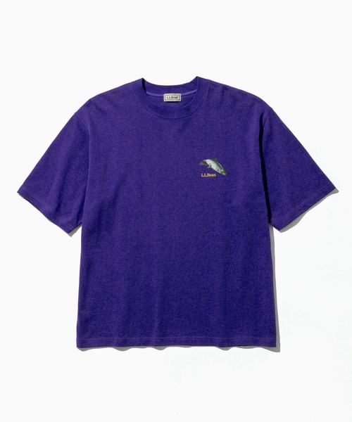 L.L.Bean(エルエルビーン)の「【JAPAN EDITION】ビーンズ 1980 ショートスリーブ・カタログ・トラウト・ティ(Tシャツ/カットソー・メンズ・ブルーグリーン/ライトグレー/パープル・LARGE/MEDIUM/SMALL)」の9枚目の写真